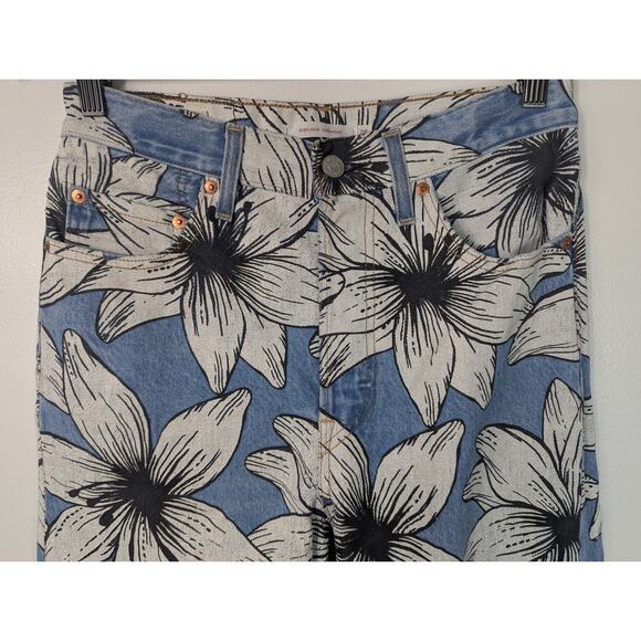 Levi's x Farm Rio Floral Ribcage Straight Leg Jean - Picture 4 of 9